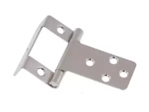 Eclipse 14950 BZP 50mm Single Cranked Flush Hinge Bright Zinc Plate 20pk