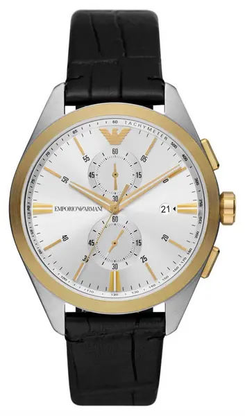 Emporio Armani AR11498 Mens Silver Chronograph Dial Watch