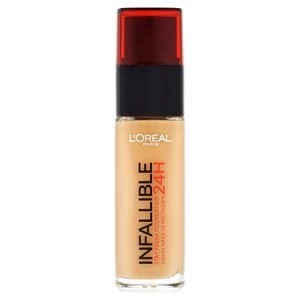 LOreal Paris 24H Infallible Foundation 260 Golden Sun 30ml Nude