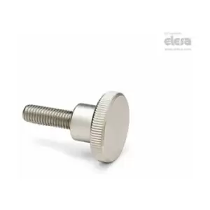 Elesa - Knurled grip knob-DIN 464-M10-15-NI