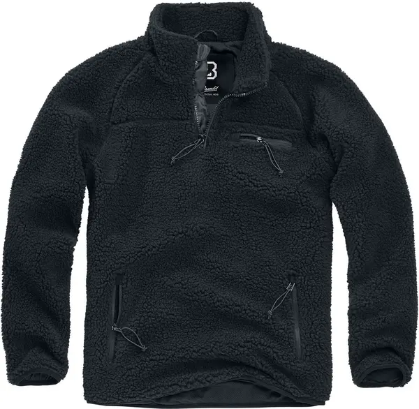 Brandit Fleece Sweatshirt Sweatshirt Black XL Men