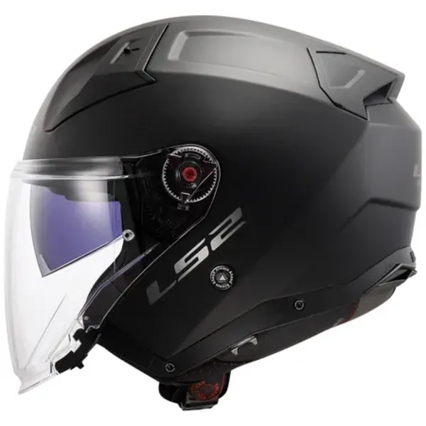 LS2 OF603 Infinity II Carbon Counter Cool Grey Jet Helmet Size XL