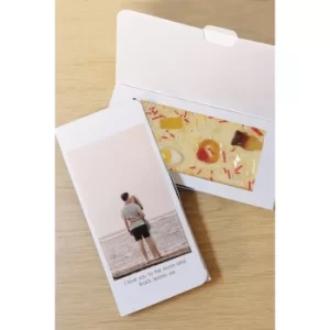 Personalised Photo Pic n Mix White Chocolate Card