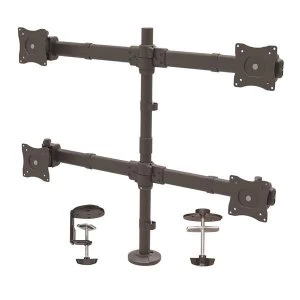 Startech Desk Mount Quad Monitor Arm Steel