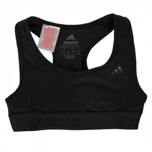 adidas Alphaskin Sports Bra Junior Girls - Black