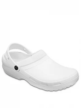 Crocs Specialist II Clog Flat Shoe - White, Size 7, Women