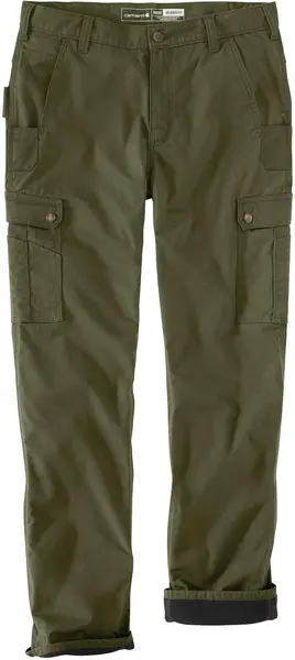 Carhartt Ripstop-Fleece, cargo pants , color: Dark Green (G72) , size: W38/L36