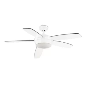 Samal 2 Light Ceiling Fan White, E27