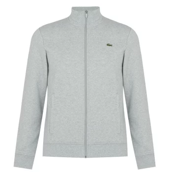 Lacoste Full Zip Funnel Sweatshirt - Grey