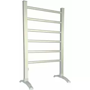 Oypla - Portable Aluminium Electric Towel Rail Warmer with 6 Heated Bars