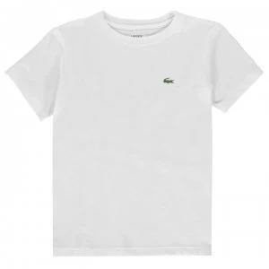 Lacoste Junior Boys Basic Logo T Shirt - White 001