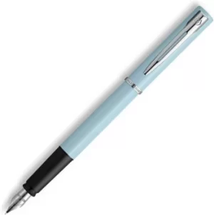 Waterman Allure Baby Blue Pastel Lacquer Fountain Pen Fine Nib Blue In