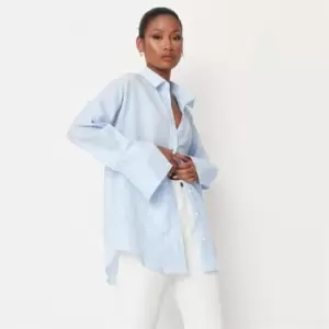 Missguided Oversized Shirt - Blue