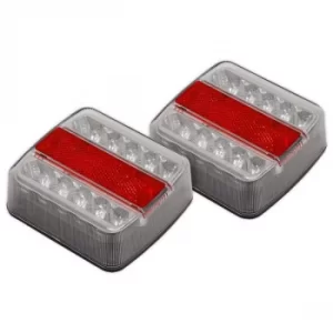 Sealey TB18LED Lighting Cluster Rear Square LED 12V