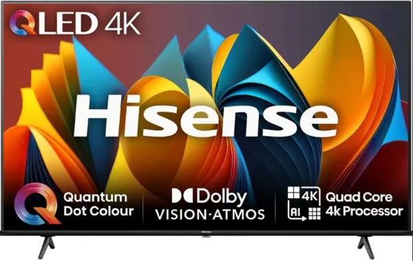 Hisense 75" 75E7NQTUK Smart 4K Ultra HD QLED TV