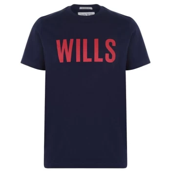 Jack Wills Perlman Logo T-Shirt - Navy