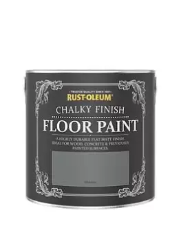 Rust-Oleum Chalky Floor Paint Pitch Grey 2.5L