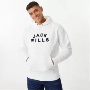 Jack Wills Flocked Sweatshirt - White