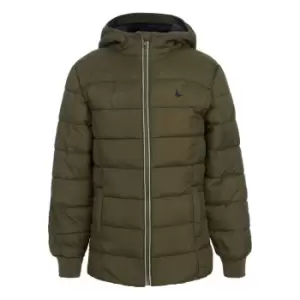 Jack Wills Wills Puffer Jacket Girls - Green