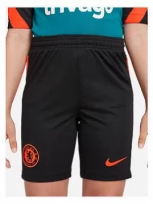 Nike Youth Chelsea 21/22 Third Shorts, Red, Size L