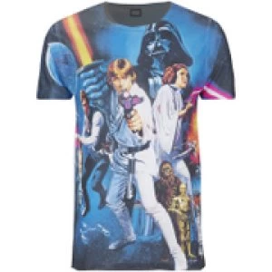 Star Wars Mens Classic Poster T-Shirt - Black