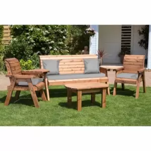 Charles Taylor Five Seater Garden Furniture Set, Grey