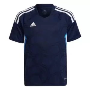 adidas Condivo 22 Match Day Jersey Kids - Team Navy Blue 2 / White