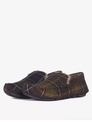 Barbour Monty Slippers, Green, Size 6, Men