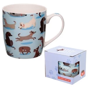 Catch Patch Dog New Bone China Mug