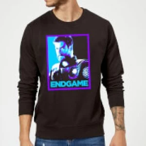 Avengers Endgame Thor Poster Sweatshirt - Black - S