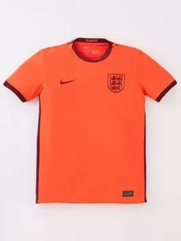 Nike England Youth 22/23 Stadium Away S/s Jersey, Red, Size L