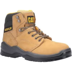 Caterpillar Mens Striver Lace Up Injected Leather Safety Boot (5 UK) (Honey)