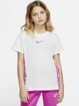 Nike Sportswear Older Girls Tricot T-Shirt - White, Size XS, 6-8 Years, Women