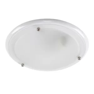 IP44 Flush Ceiling Light in White