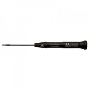 C.K. ESD Pillips screwdriver PH 0 Blade length: 60 mm DIN EN 61340-2