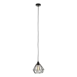 Interiors by PH Bartol Wire Pendant Light, black