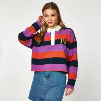 Jack Wills Leah Rugby Stripe Shirt - Multi