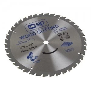 SIP 06122 10" 305 x 30mm TCT40 Circular Saw Blade