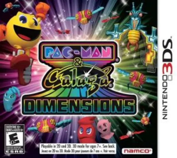 Pac Man and Galaga Dimensions Nintendo 3DS Game