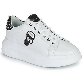 Karl Lagerfeld KAPRI KARL IKONIC STUD TAB womens Shoes Trainers in White.5,2