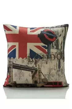 London Bridge Photographic Print Cushion Cover