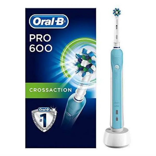 Oral B Pro 600 CrossAction Rechargeable Electric Toothbrush