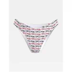 Tommy Hilfiger Cheeky High Leg Bikini Bottoms - White