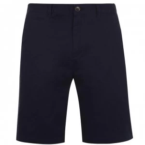 Howick Oakley Slim Chino Shorts - Navy