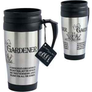 Ultimate Gift for Man Travel Mug Gardener