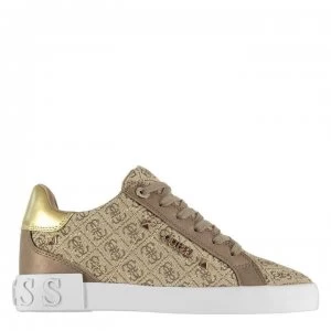 Guess Puxly Trainers - Beige/Brown