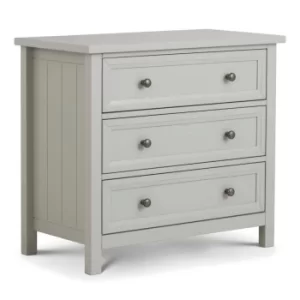 Maine 3 Drawer Chest Grey