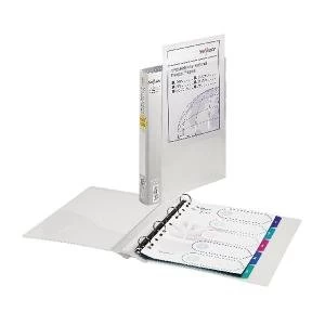 Snopake Presentation 4 A4 Ring Binder 25mm Clear 13368