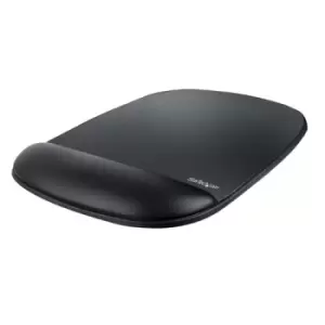 StarTech.com Mouse Pad with Hand rest 6.7x7.1x 0.8" (17x18x2cm) Ergonomic Mouse Pad with Wrist Support Desk Wrist Pad w/ Non-Slip PU Base Cushioned Ge