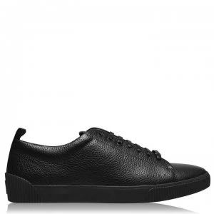 Hugo Boss Zero Leather Trainers Black 001 Men